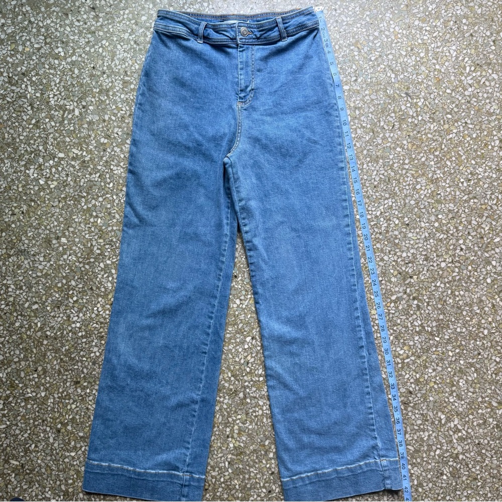 Avec Les Filles Wide Leg High Rise Jeans (Size 28) - Picture 9 of 9